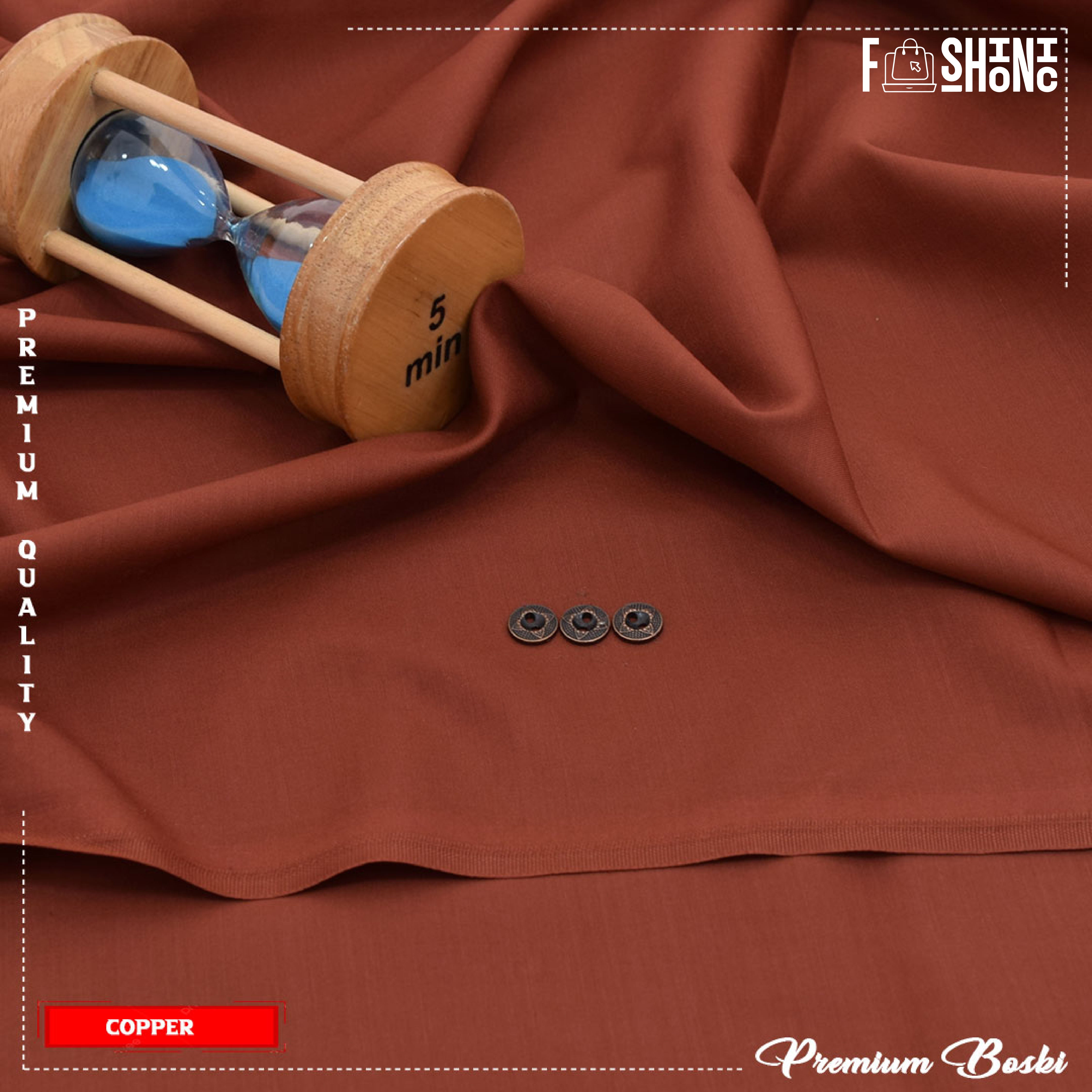 Men’s Unstitched Premium Booski | Dubai Blue