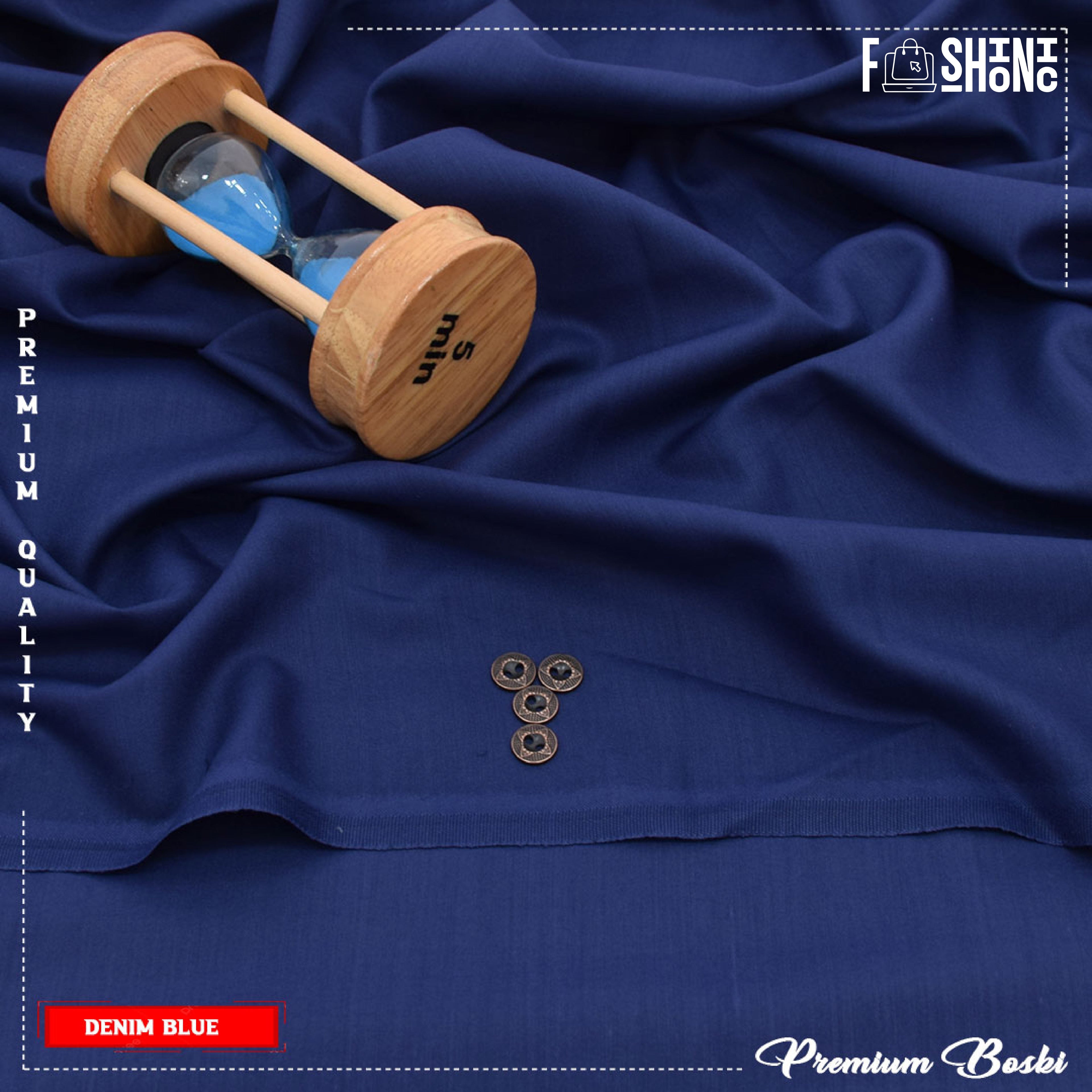 Men’s Unstitched Premium Booski | Aqua