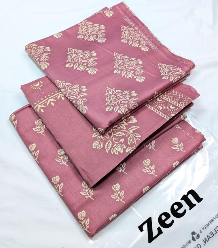 Zeen Printed Lawn Unstitched 3Piece D-003