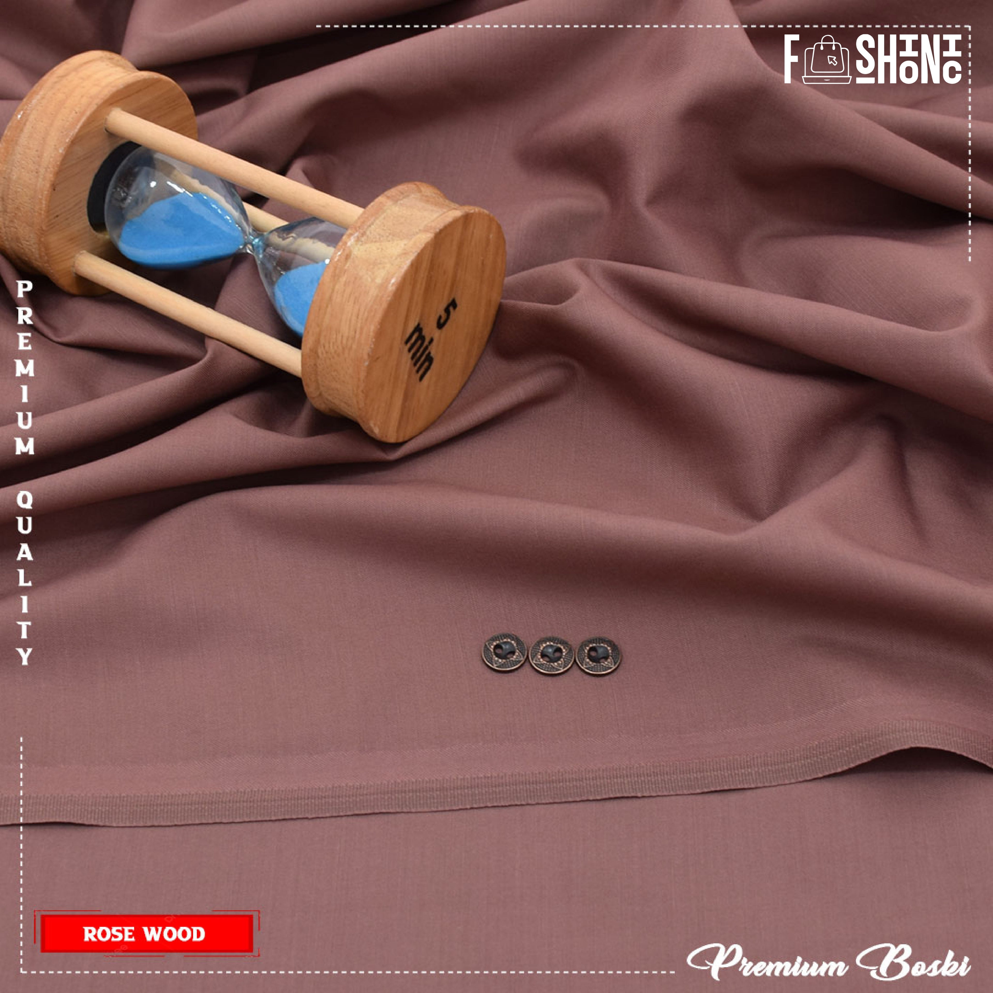 Men’s Unstitched Premium Booski | Beige