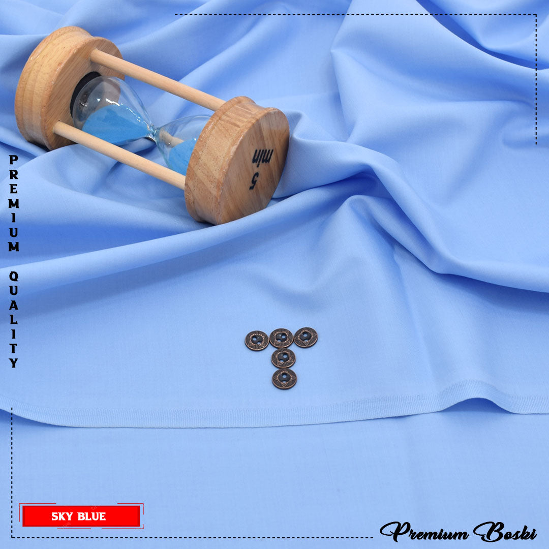 Premium Wash & Wear Boski – Sky Blue