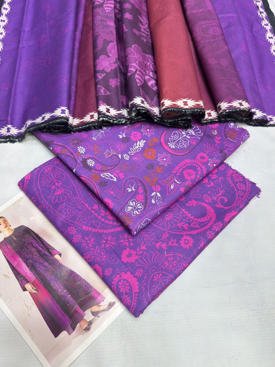 3pc Winter Premium Khadar Vol 5