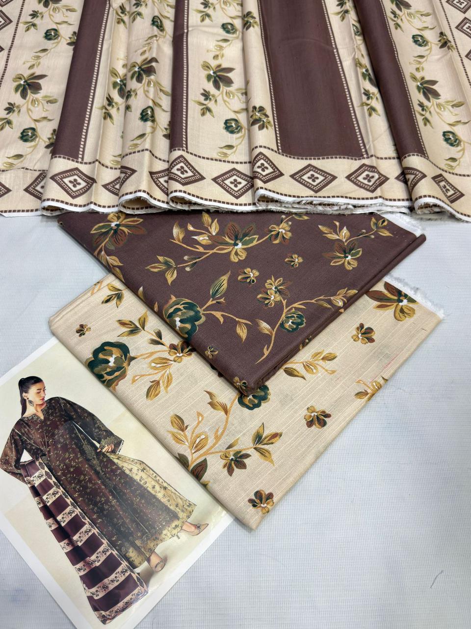 3pc Winter Premium Khadar Vol 6