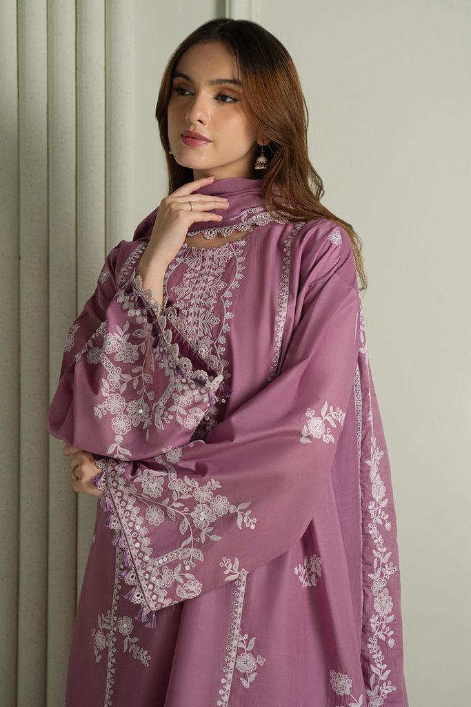 3Pc Embroidered DHANAK With Pashmina Wool Shawl
