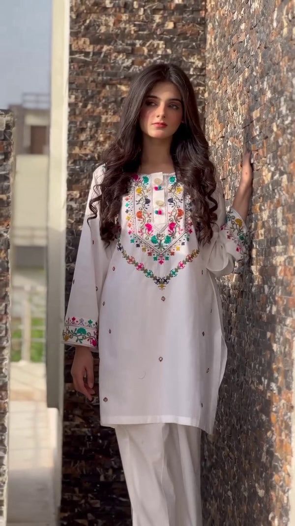 2Pc DHANAK Embroidered 16