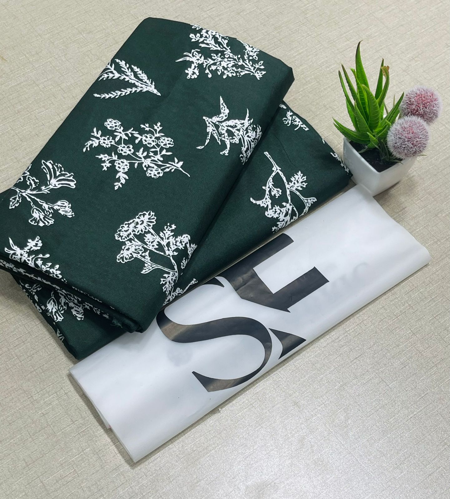 Floral Printed Cotton 2Piece D-069