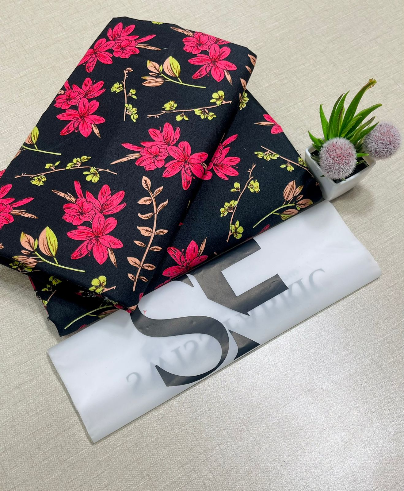 Floral Printed Cotton 2Piece D-111