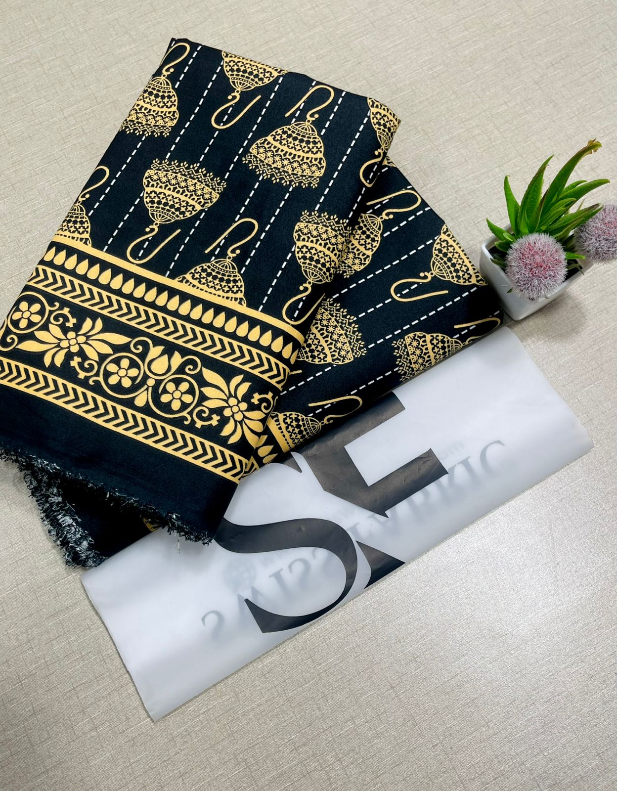 Floral Printed Cotton 2Piece D-115