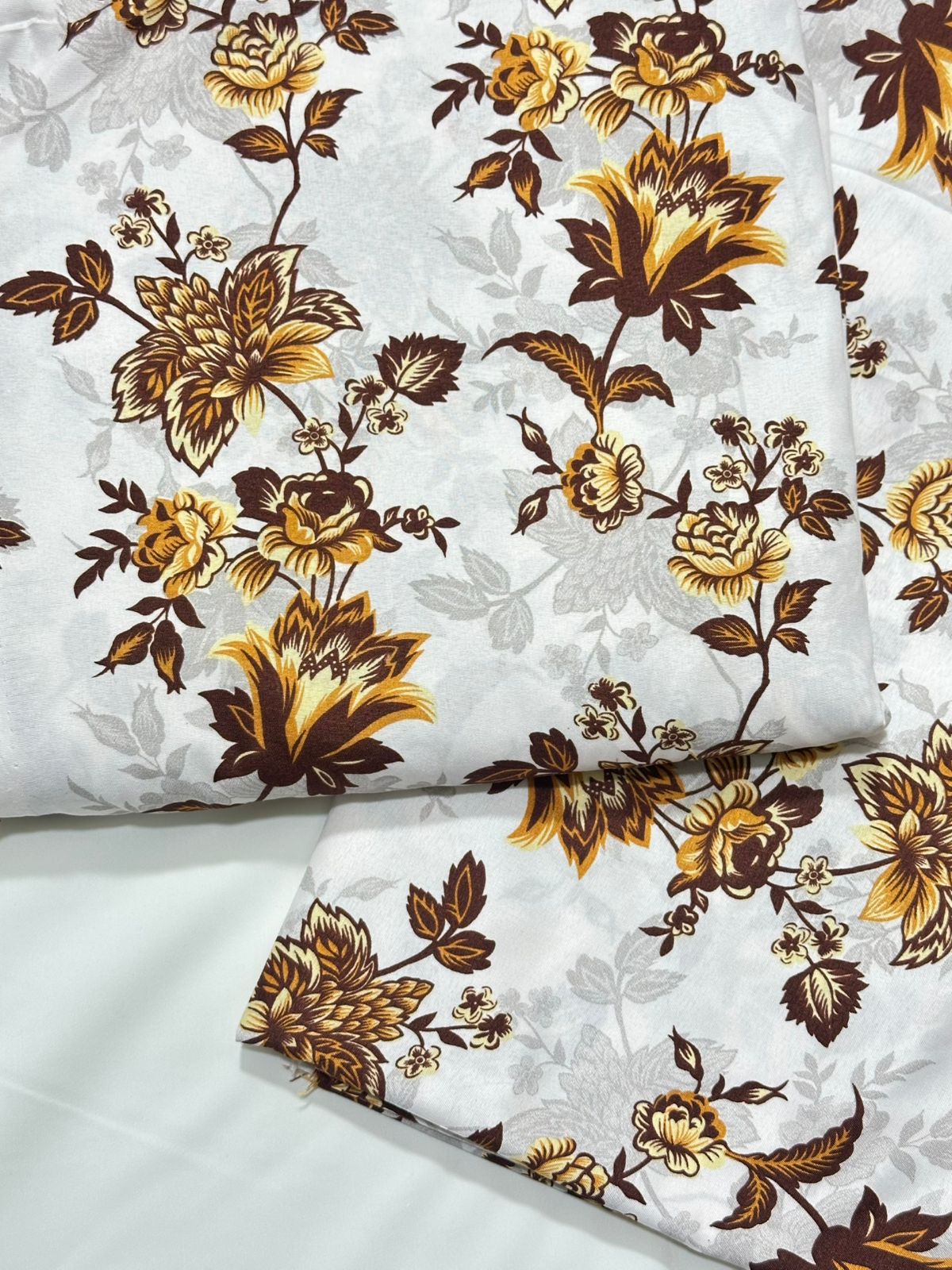 Floral Printed Cotton 2Piece D-001