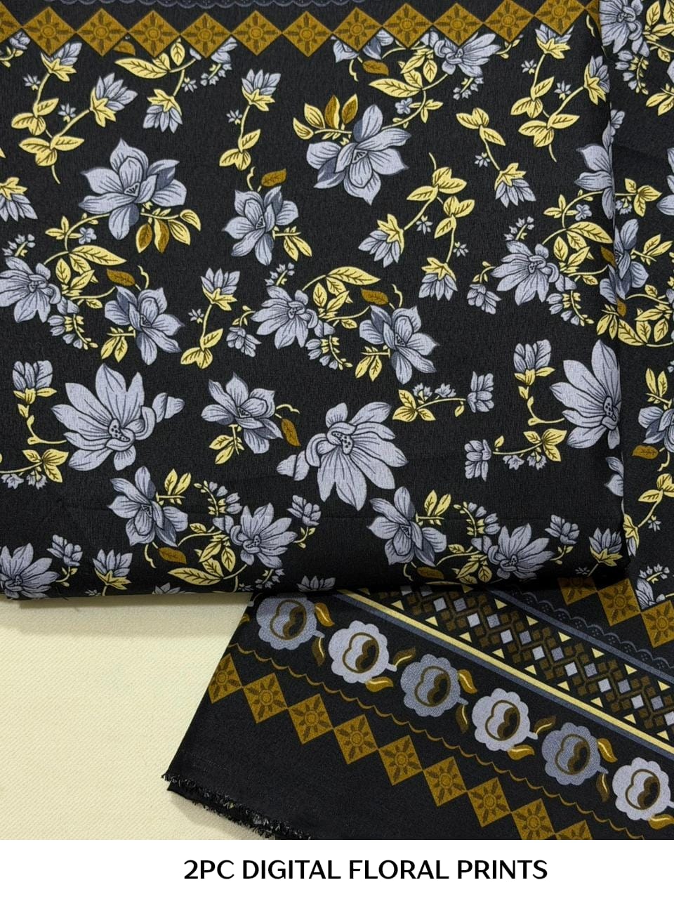 Floral Printed Cotton 2Piece D-005