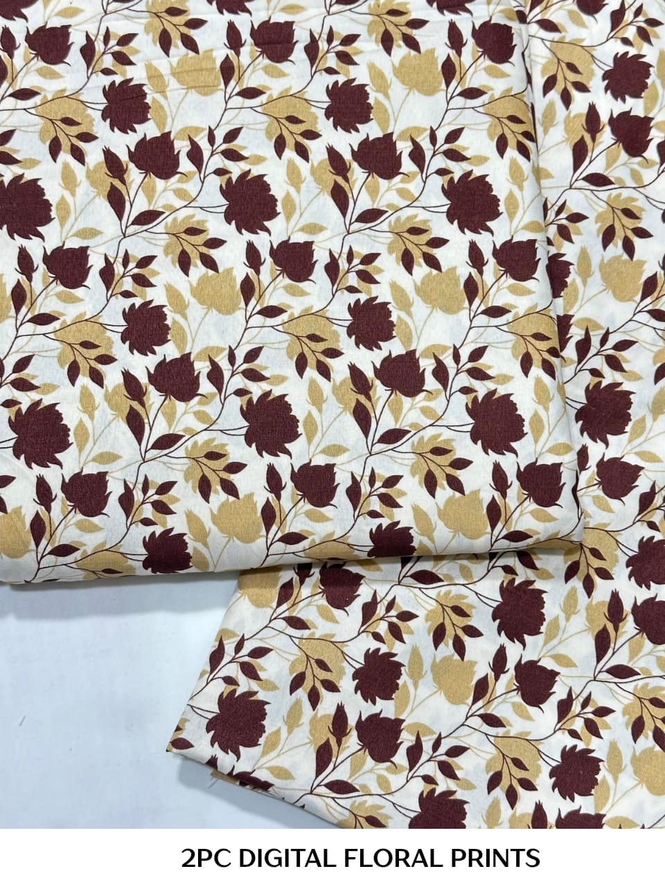 Floral Printed Cotton 2Piece D-011