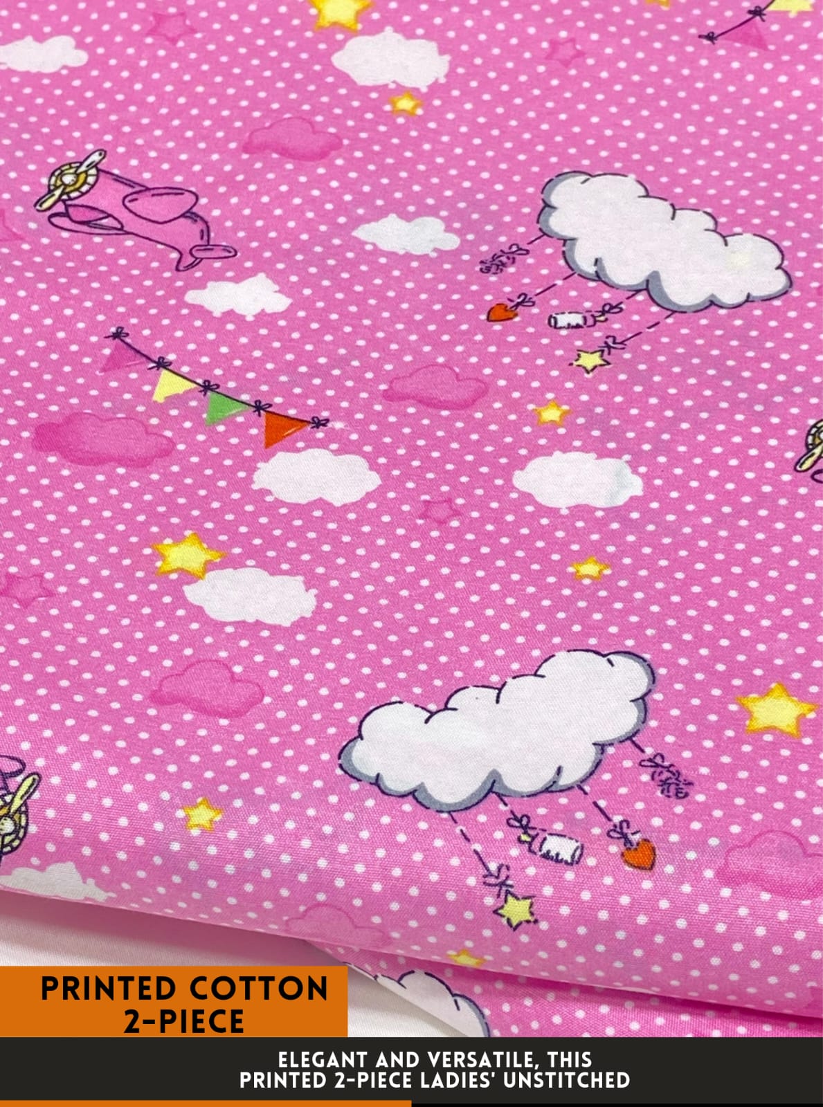 Floral Printed Cotton 2Piece D-017