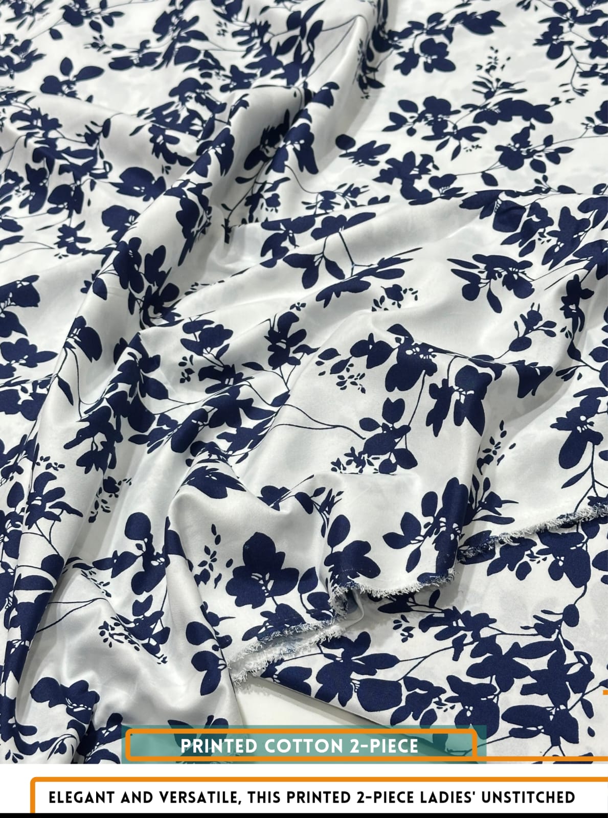 Floral Printed Cotton 2Piece D-040