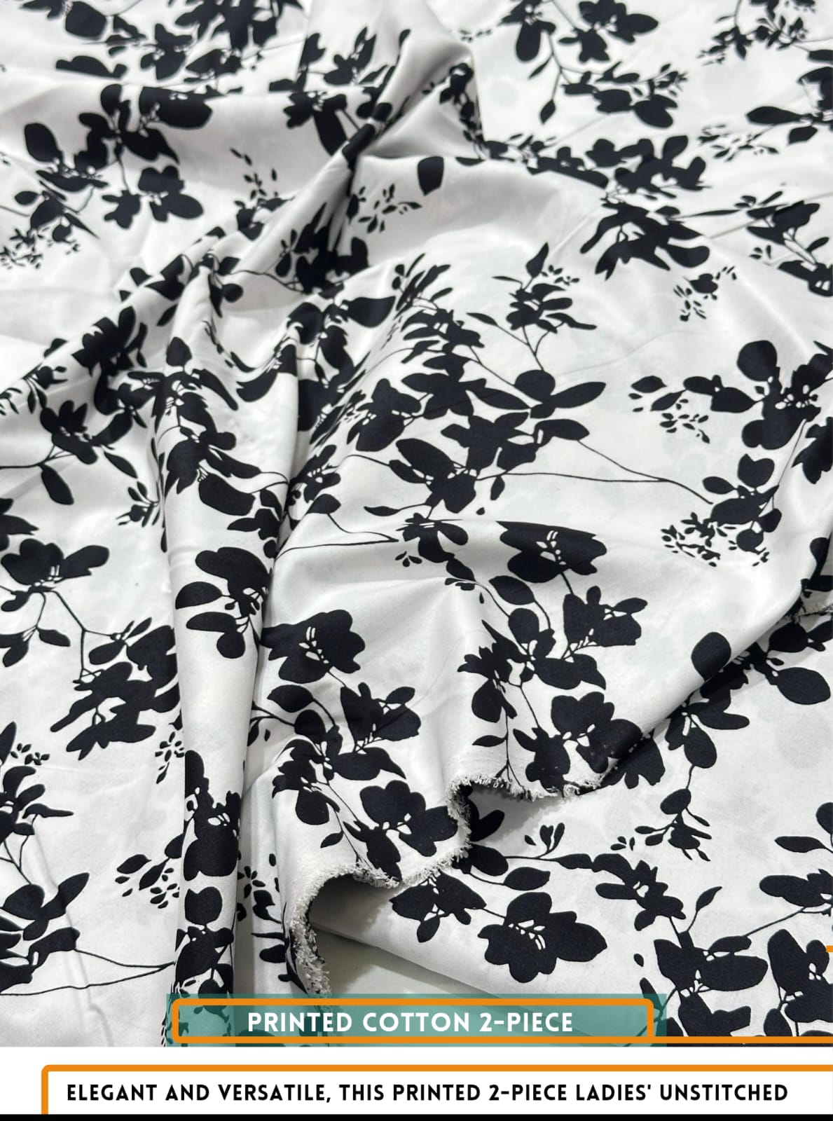 Floral Printed Cotton 2Piece D-043