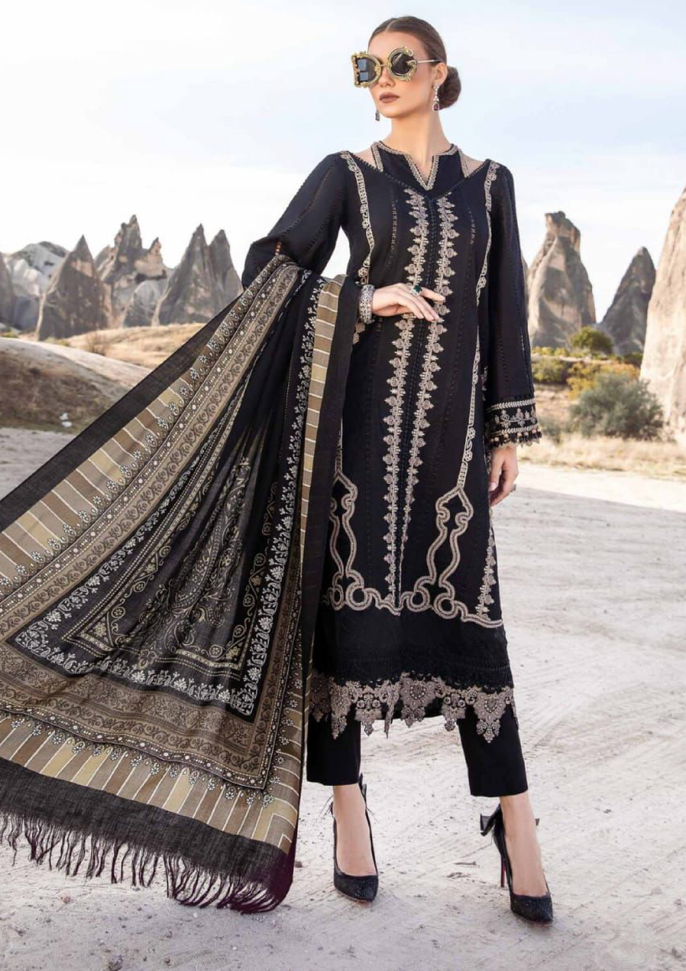 Maria. B 5062 Dhanak WINTER COLLECTION